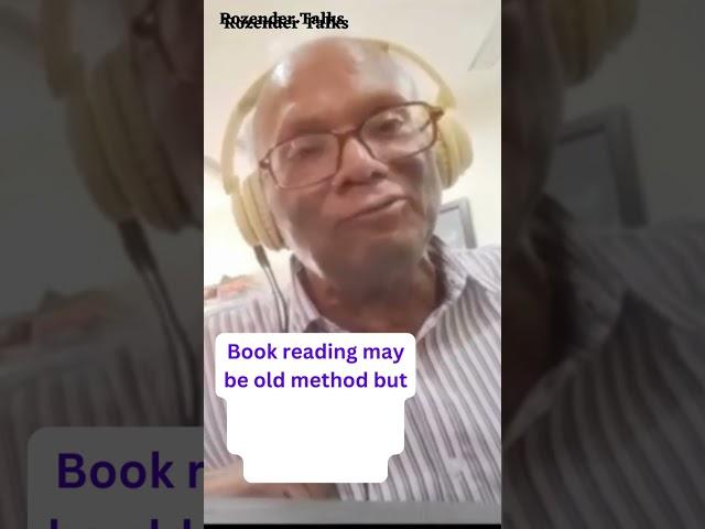 Indian Scientist talking about importance of Book Reading #shorts