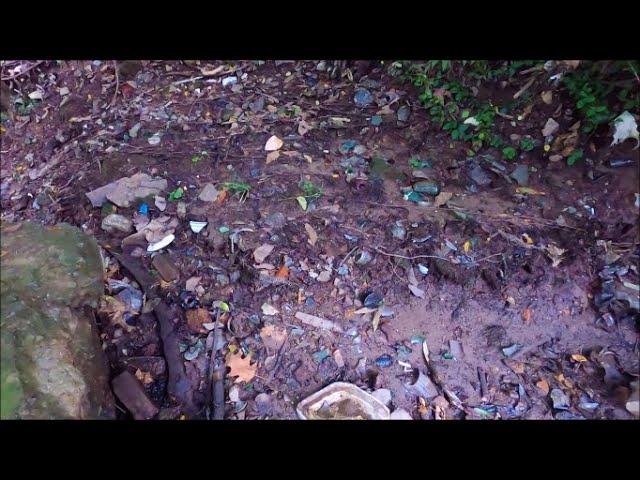 Found HUGE Untouched Antique Bottle Dump in City Creek: Part One