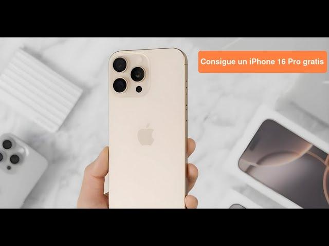  ¡Obtén un iPhone 16 Pro totalmente gratis!  Sorteo 2025 