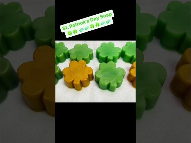 Lucky  Shamrock Soaps. St. Patty’s Day ️