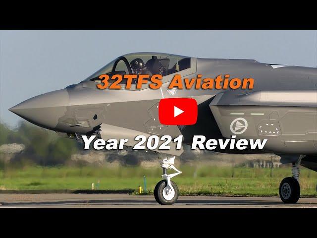 YEAR 2021 review | 5 minutes of MILITARY Aviation Action | 32TFS Aviation