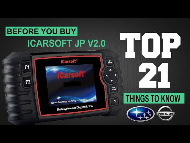 Top 21 Things To Know Before You Buy iCarsoft JP v2.0 OBD2 Scan Tool