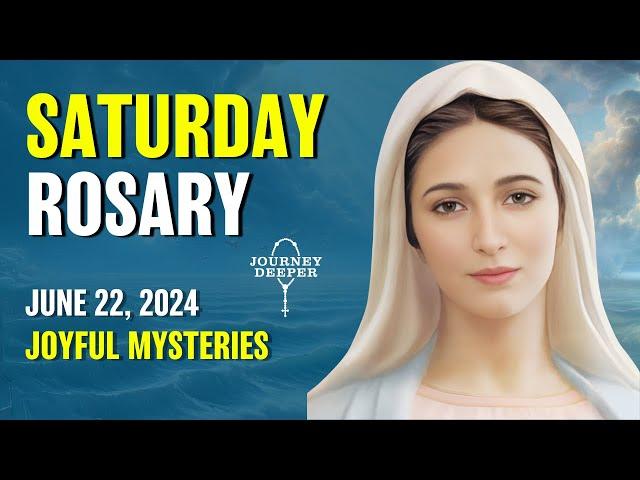 Saturday Rosary ️ Joyful Mysteries of the Rosary ️ June 22, 2024 VIRTUAL ROSARY