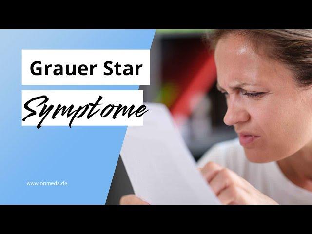 Grauer Star (Katarakt): Das sind die Symptome