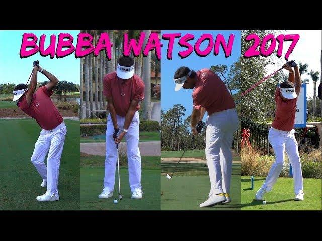 BUBBA WATSON 2017 QBE SHOOTOUT GOLF SWING FOOTAGE 1080 HD