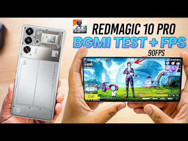 Redmagic 10 Pro - 90 FPS BGMI Test | BGMI 3.5 Update