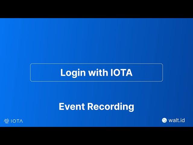 Login With IOTA