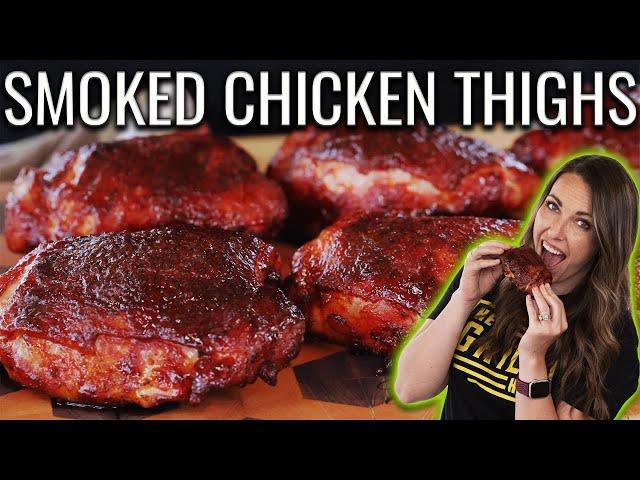 Seriously Easy SMOKED CHICKEN THIGHS!