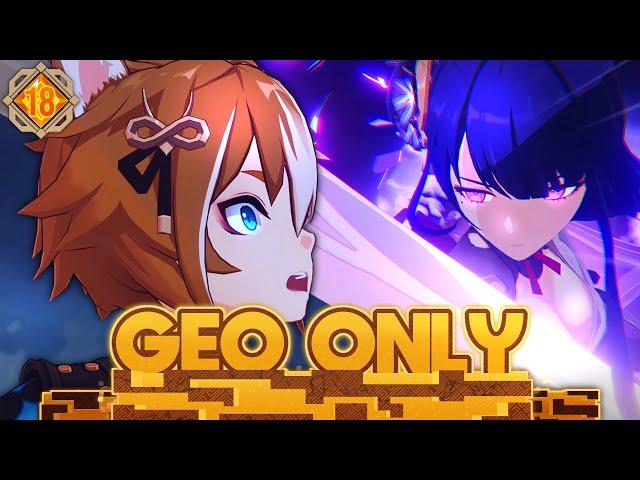 Geo Only VS. The Land of Eternal Thunder [Genshin Impact Geo Only]