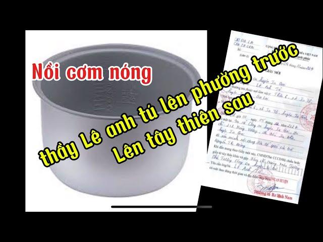 Thầy Lêanh-tú ( MT)lên phường trước đi ấn sau ….