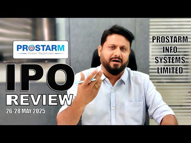 #IPO Review - Prostarm Info Systems Limited