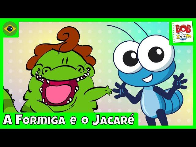 A Formiga e o Jacaré | Bob Zoom e Jacarelvis | Vídeo Infantil Musical Oficial @BobZoom @Jacarelvis