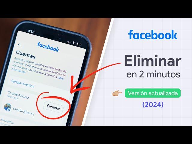 Cómo eliminar cuenta de Facebook ACTUALIZADO 2024