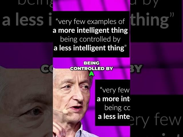 AI Control: Insights from Geoffrey Hinton on Intelligence #Shorts