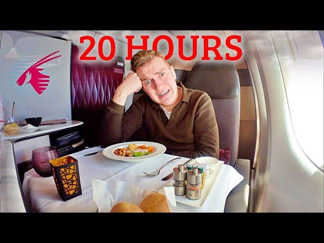 20 Hours on World’s LONGEST Qatar Qsuite Flight