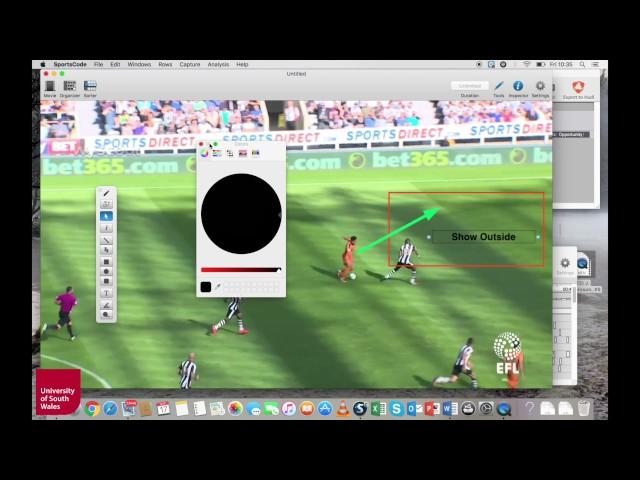 Drawing Example SportsCode