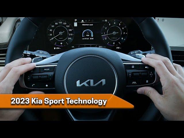 2023-2024 Kia Sportage steering wheel and cluster | Sportage Technology