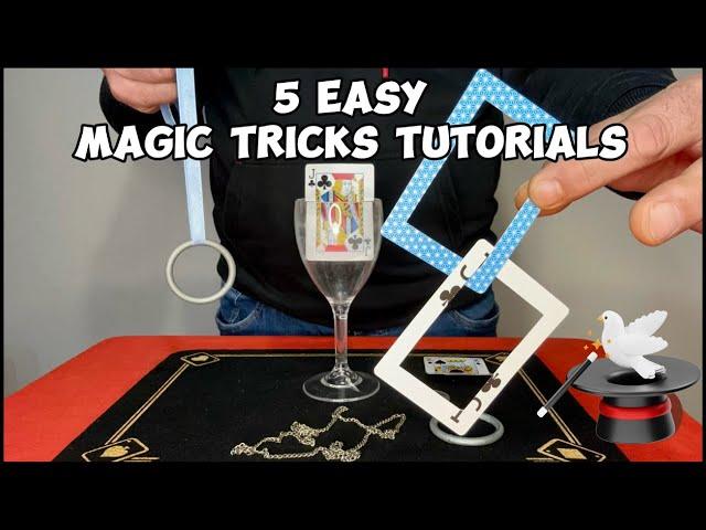 5 MAGIC TRICKS TO AMAZE YOUR FRIENDS 🪄 #magic #tricks #trending #viral #viralvideo #trend