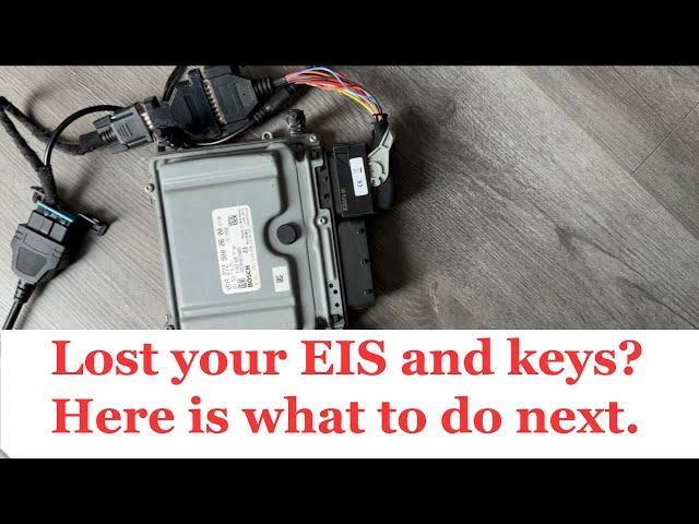 Lost your EIS and keys? Here is how you can get another EIS and key programed without the dealership