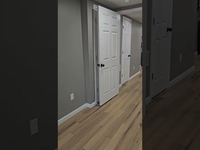 Bittersweet moment... We finally finished our basement renovation!!!