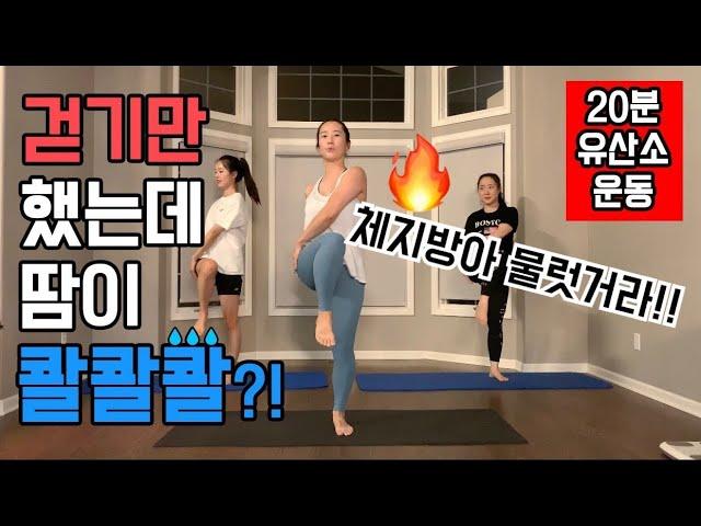 20분 걸으면서 살빼는 유산소운동/난이도:하