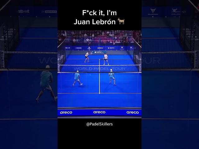 F*ck it, I'm Juan Lebron  #shorts #padel