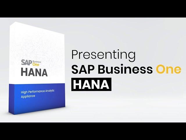 SAP Business One HANA | High-Performance Analytic Appliance | SoftCore Solutions SAP Gold Partner