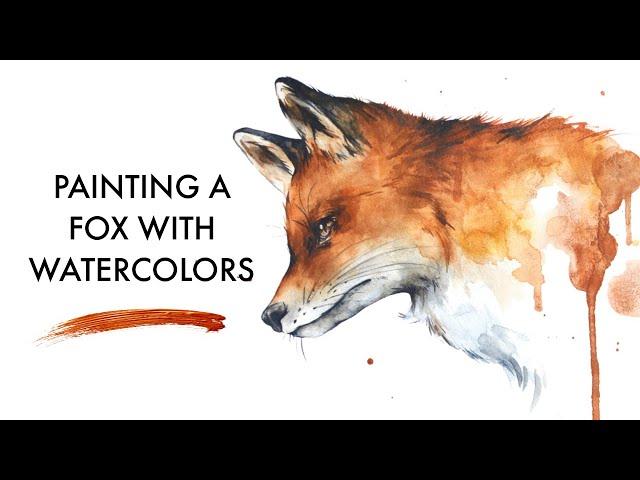 Painting a Fox with Watercolors