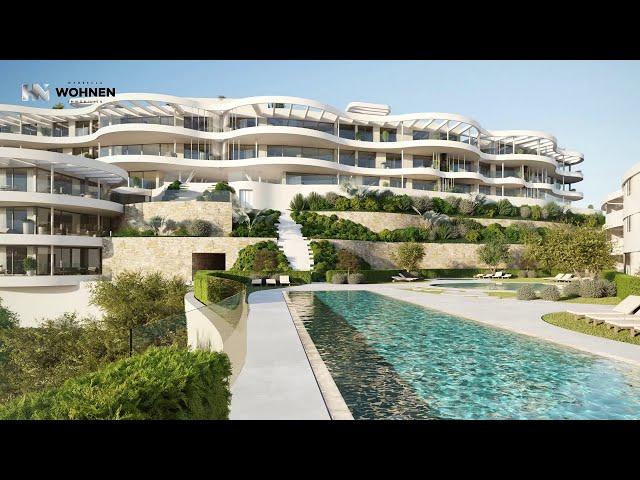 Traumhafter Meerblick Luxuswohnungen  Golf La Quinta Marbella 4K UH | Modern Architecture Design