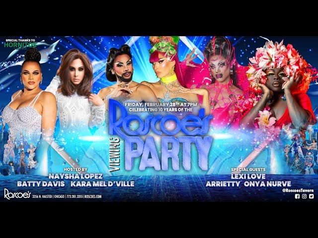 Arrietty, Lexi Love & Onya Nurve - Roscoe's RuPaul's Drag Race Season 17 Viewing Party!