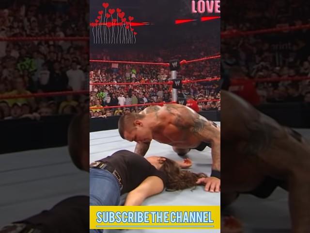 Randy Orton kissing Triple h wife #wwe #fight #youtube #viral #shorts