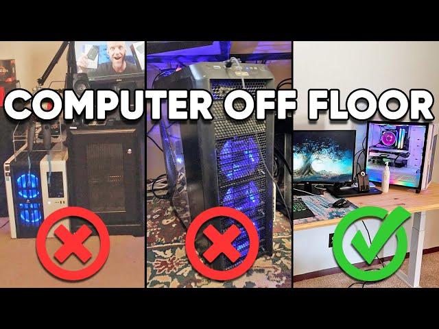 Computer. Off. Floor.