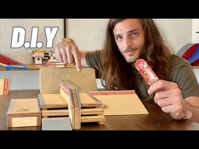 Fingerboard Paradise: 2 DIY Parks in my Garage!