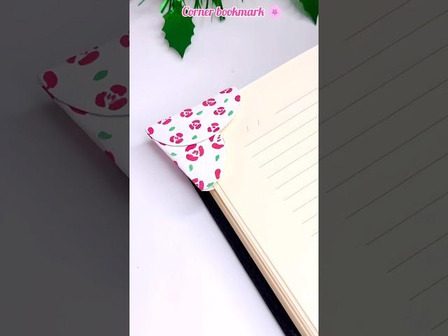 DIY Heart Corner bookmark  #aesthetic #diy #bookmark #diycrafts #craft