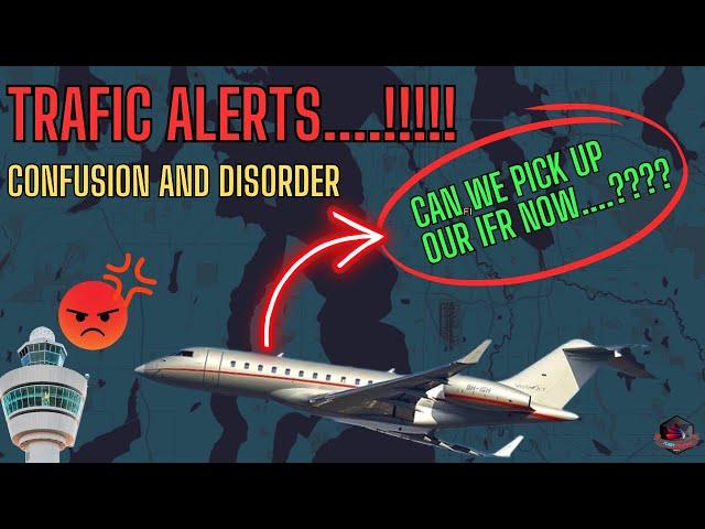 Gulfstream Pilot causes CHAOS at Seattle!