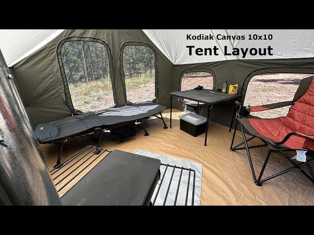 Kodiak Canvas Tent Layout