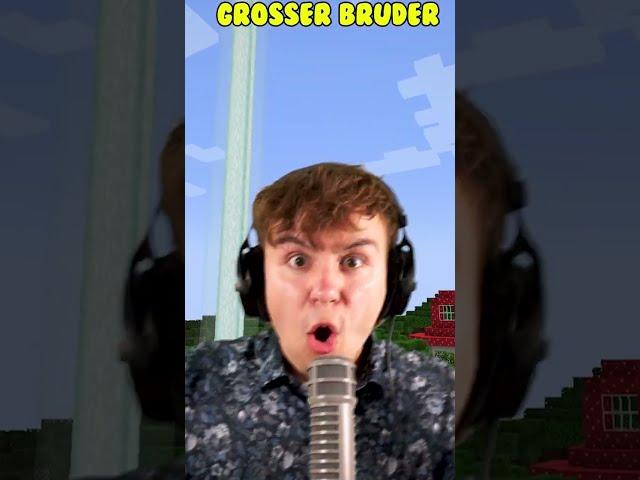 KLEINER BRUDER vs GROSSER BRUDER Minecraft spielen!