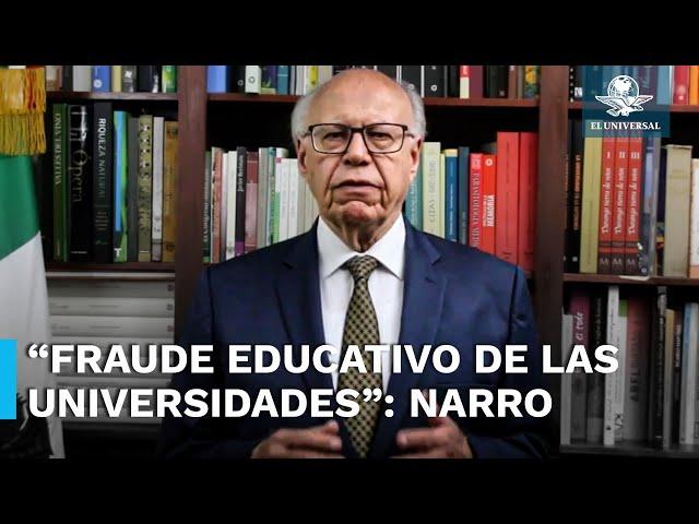 Claudia Sheinbaum responde a José Narro Robles, exrector de la UNAM tras publicación de artículo