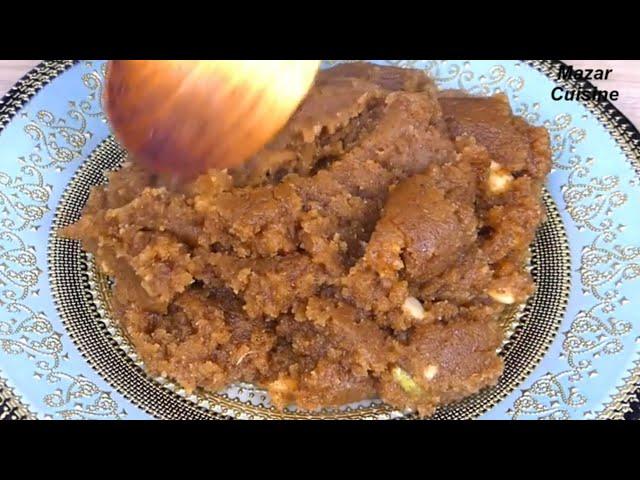 Atta Halwa Recipe  حلوای آرد سبوسی