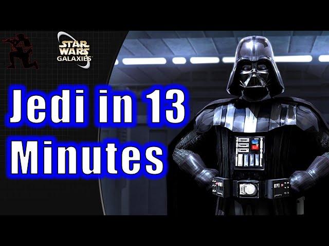 Star Wars Galaxies Path to Jedi in 13 Minutes