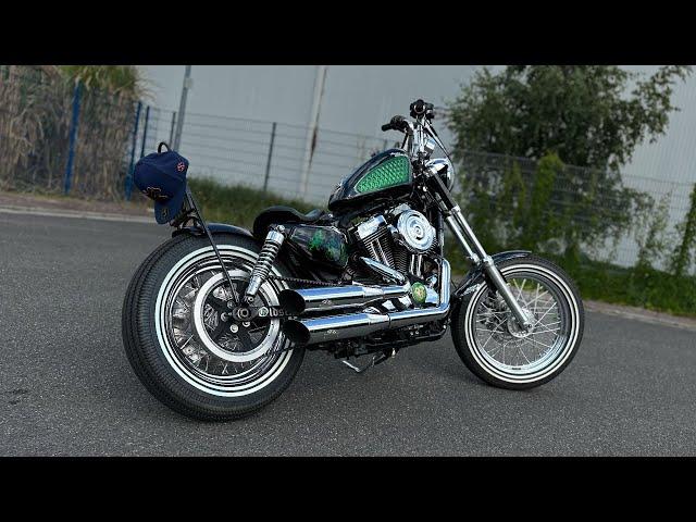 JE LÄNGER, UMSO BESSER...! | Harley Davidson 1200 Sportster mit RIESIGER GABEL!