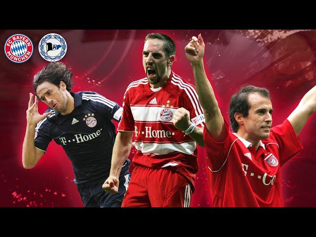 Ribéry, Lucio, Toni & Co. - FC Bayern's Best Goals vs. Bielefeld