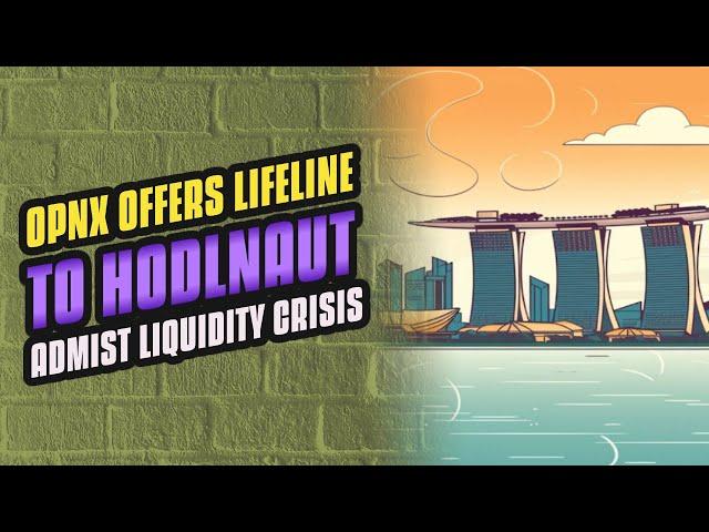 OPNX offers lifeline to bankrupt lender Hodlnaut amidst liquidity crisis