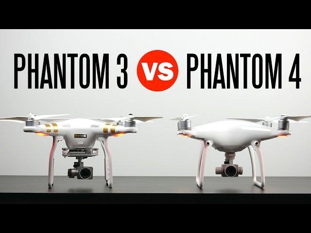 DJI Phantom 4 vs DJI Phantom 3 Professional