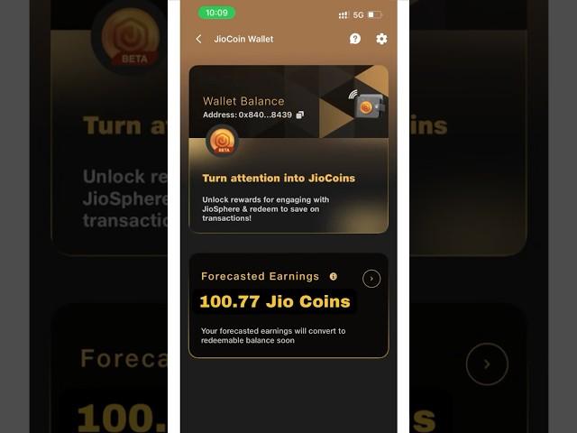 100 Jio Coin kaise earn kiya | jio coin kaise earn kare #jiocoin #stockmarket