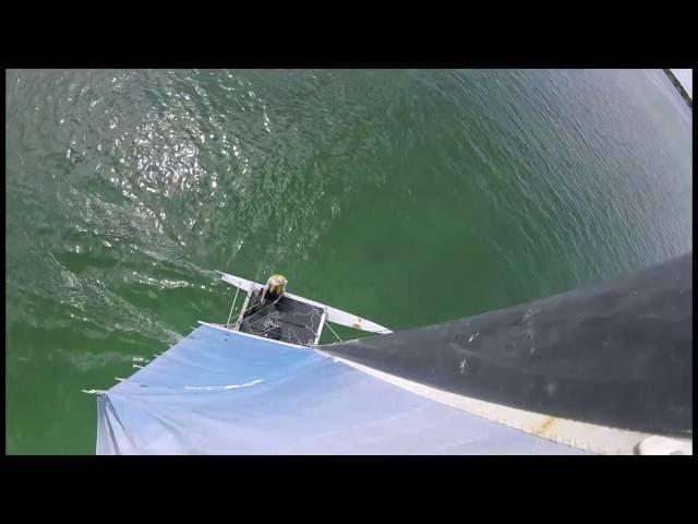 Hobie 16, Lightwind Sailing With A MastTop GoPro