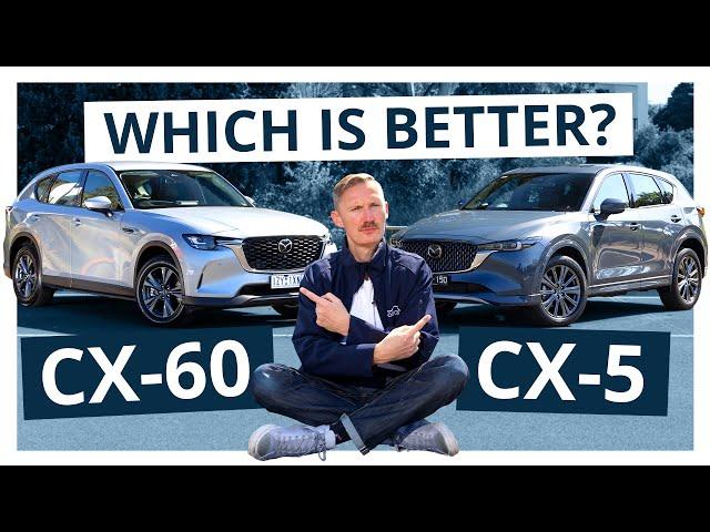 Mazda CX-5 G35 Akera v Mazda CX-60 G40E Evolve | Are six cylinders better than four?