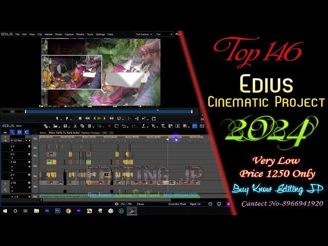 146 ALL CINEMATIC  CUT TO CUT PROJECT 2024 ! EDIUS CINEMATIC PROJECT 2024 ! EDIUS x 10! EDITING JP!