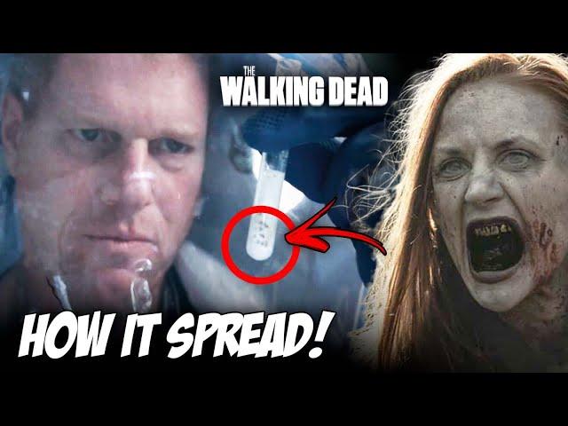 EXPLAINED how ZOMBIE VIRUS SPREAD after being CREATED in The Walking Dead!