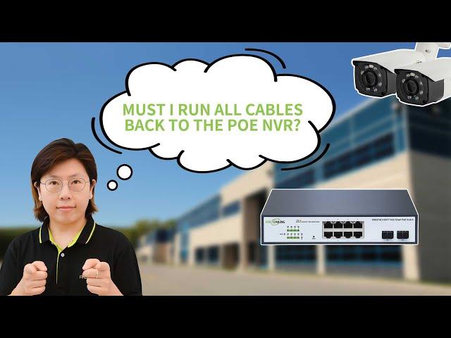 Add A PoE Switch to IP Camera NVR System